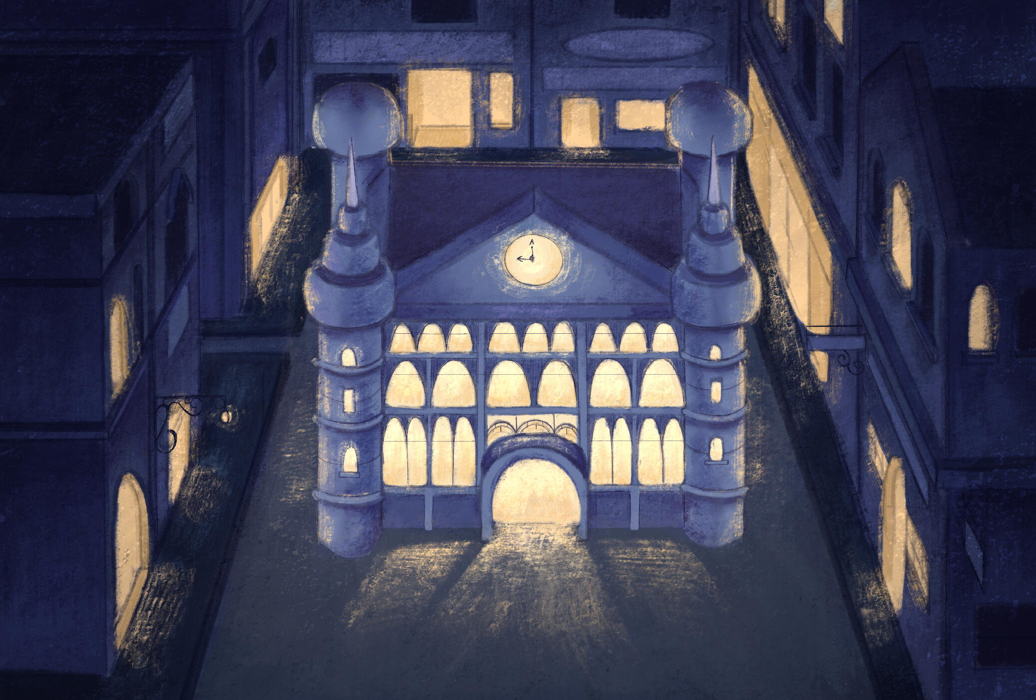 Background for the animation "The Magician's Appetite"